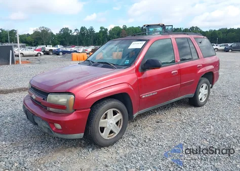 2002 Chevrolet Trailblazer Ltz из США, поврежденный, VIN 1GNDT13S622389091
